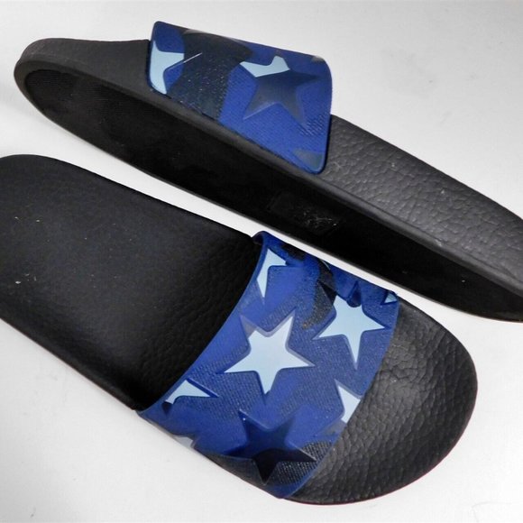 Valentino Blue Stars‎ Rubber Slide Sandals 38 - Picture 3 of 4